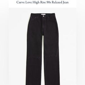 Abercrombie Curve Love High Rise Jeans Plus Size